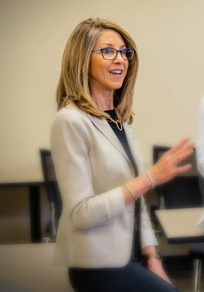 EMDR Center of the Rockies Tamra speaking to EMDR class